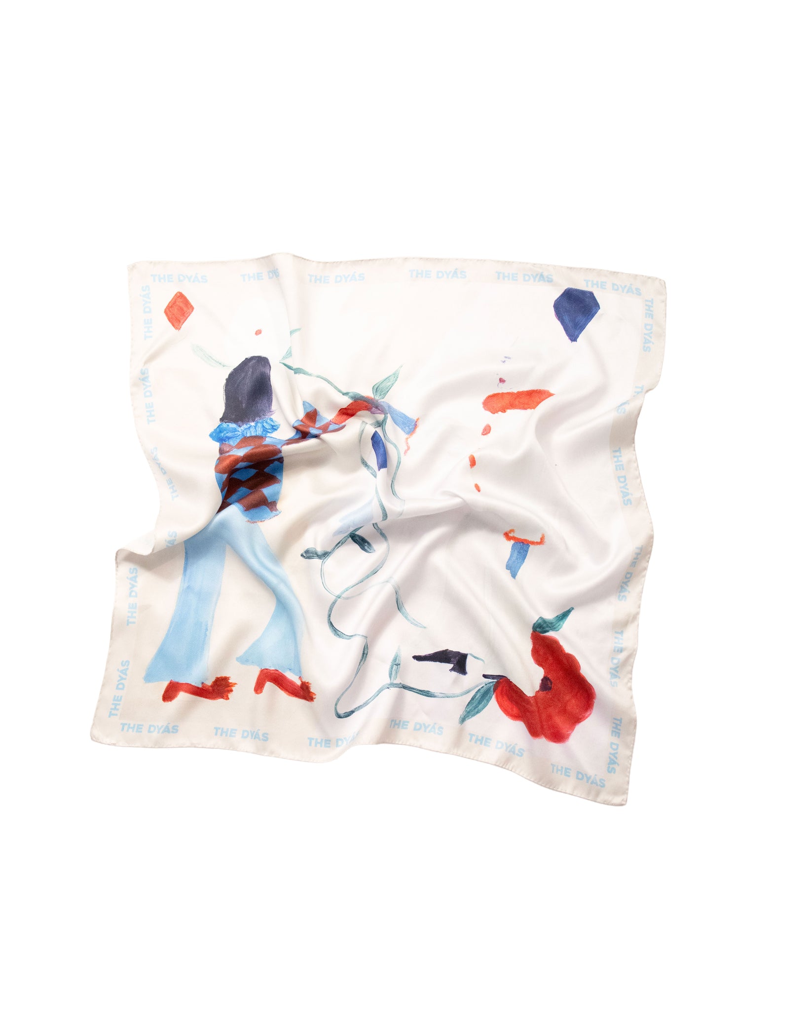 Queen of Hearts Blue Yellow