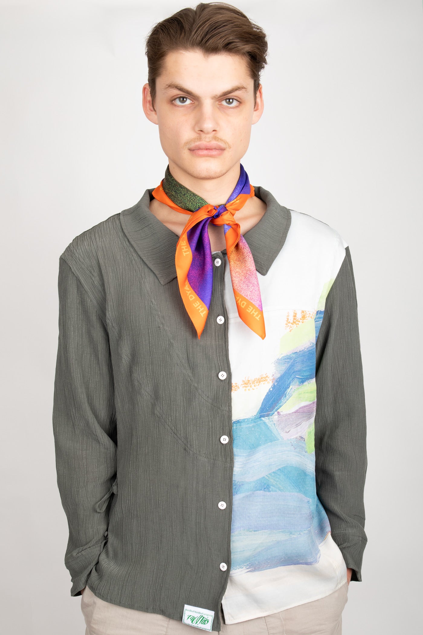 トップス DAQHNE SCARF SHIRT Sir Dazed Scarf Top In Studio Print | ModeSens